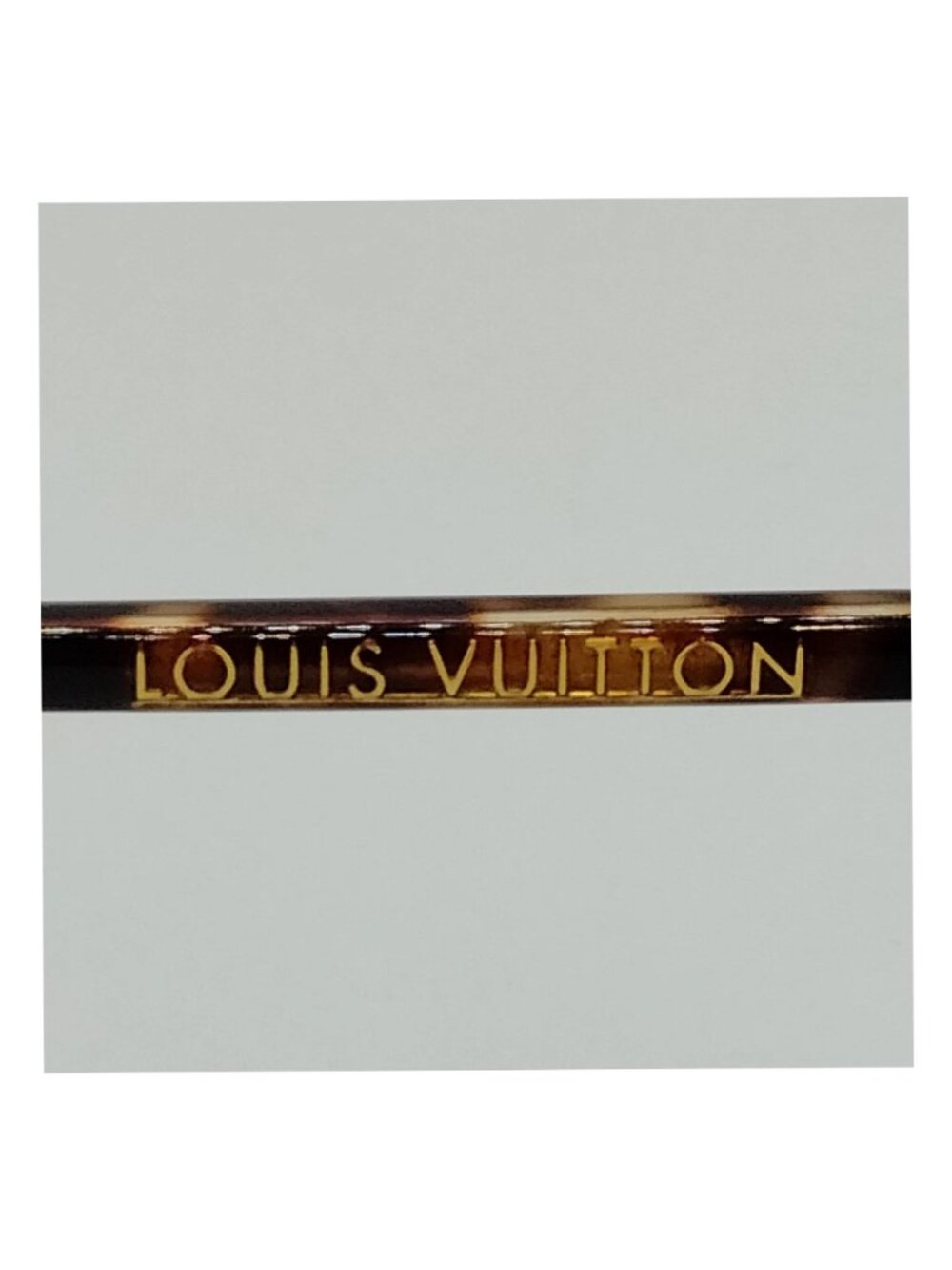 Authentic Louis Vuitton Aviator Sunglasses Gold Frame Gradient Lenses w/ Case - Picture 9 of 10